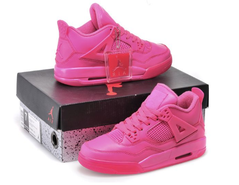 Air Jordan 4 Womens All Pink Shoes